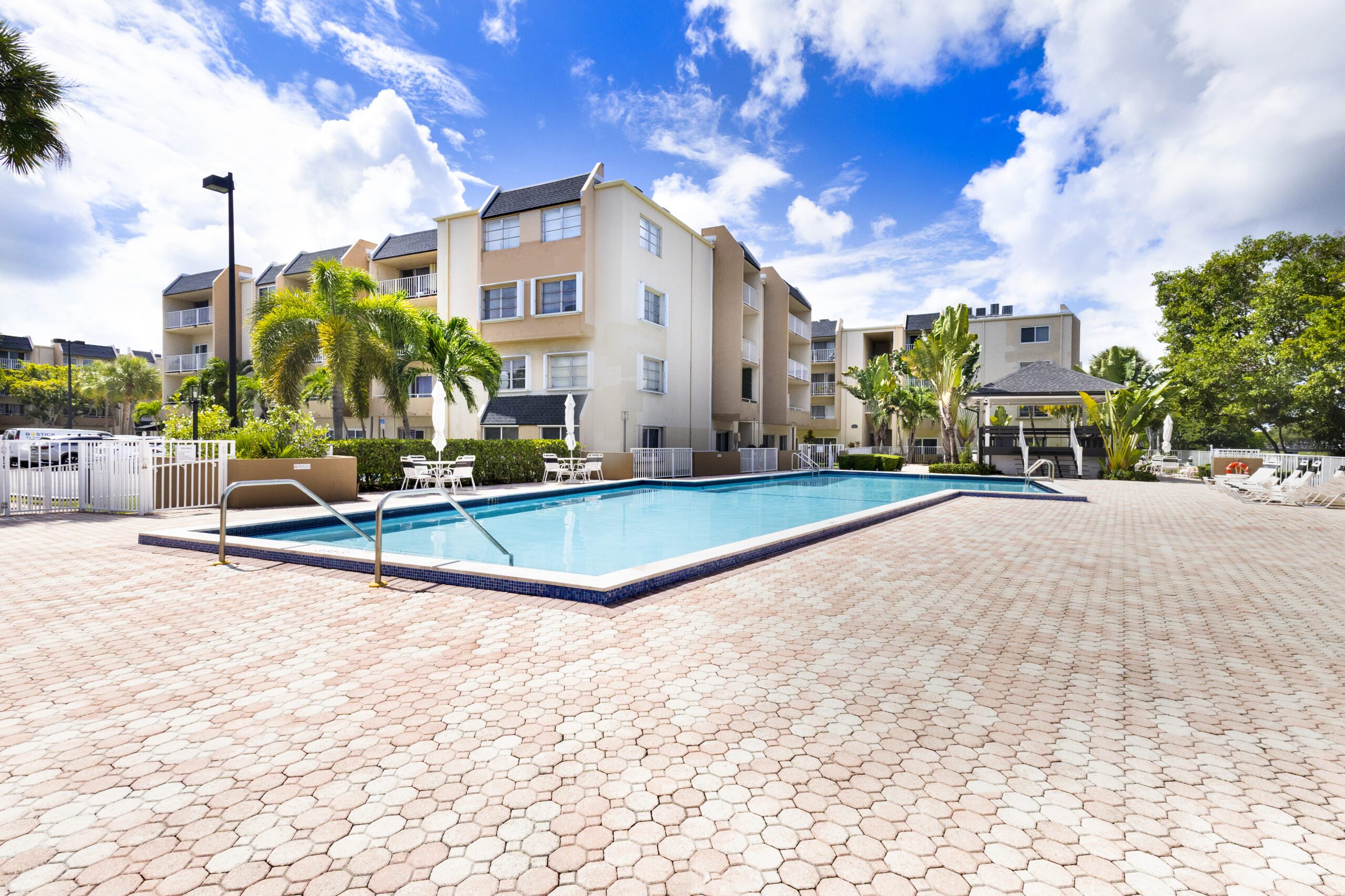 Spacious 2/1/1 unit located within a beautifully maintained gated community.