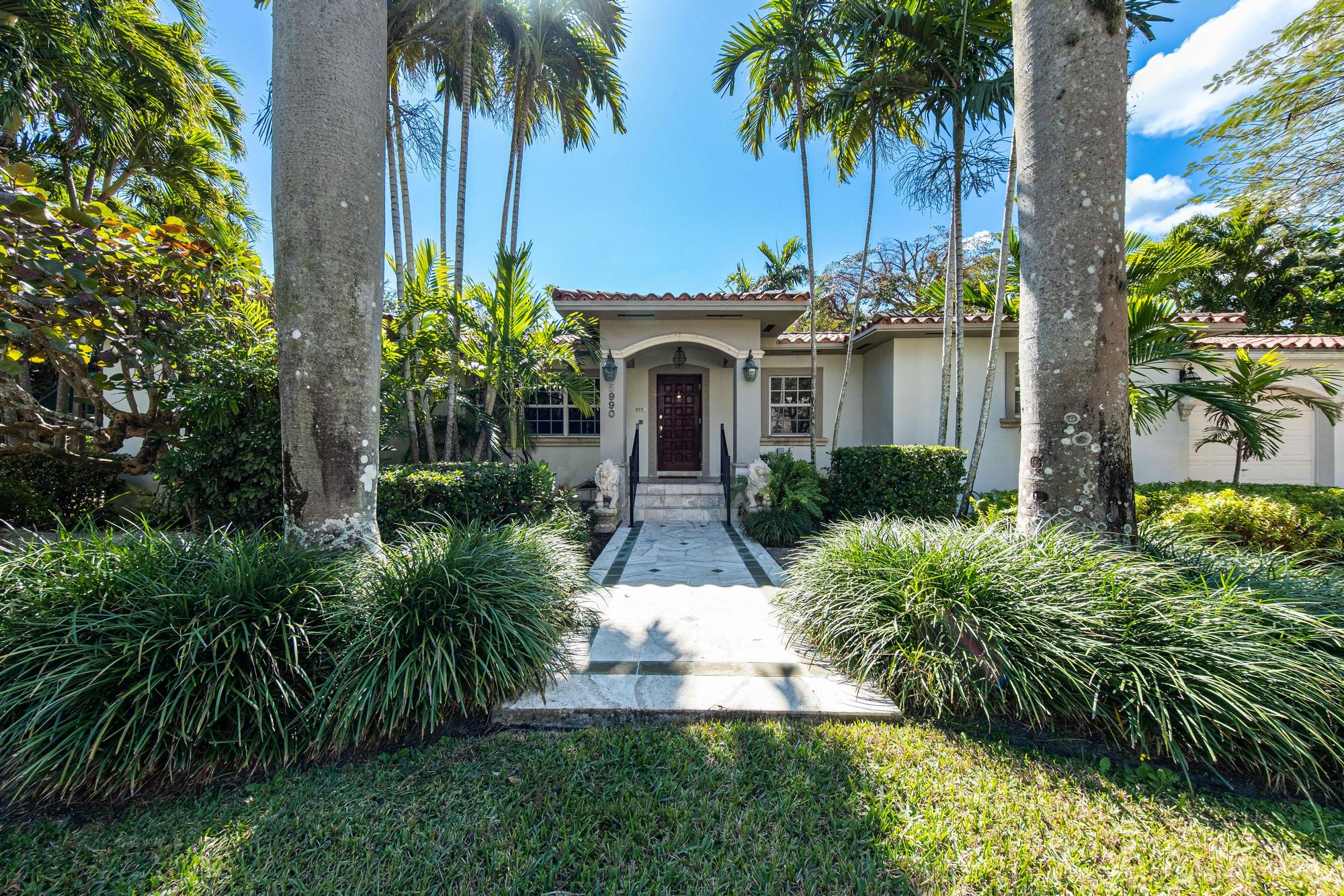 Modern Mediterranean Living on an Oversized Corner Lot in South Miami
